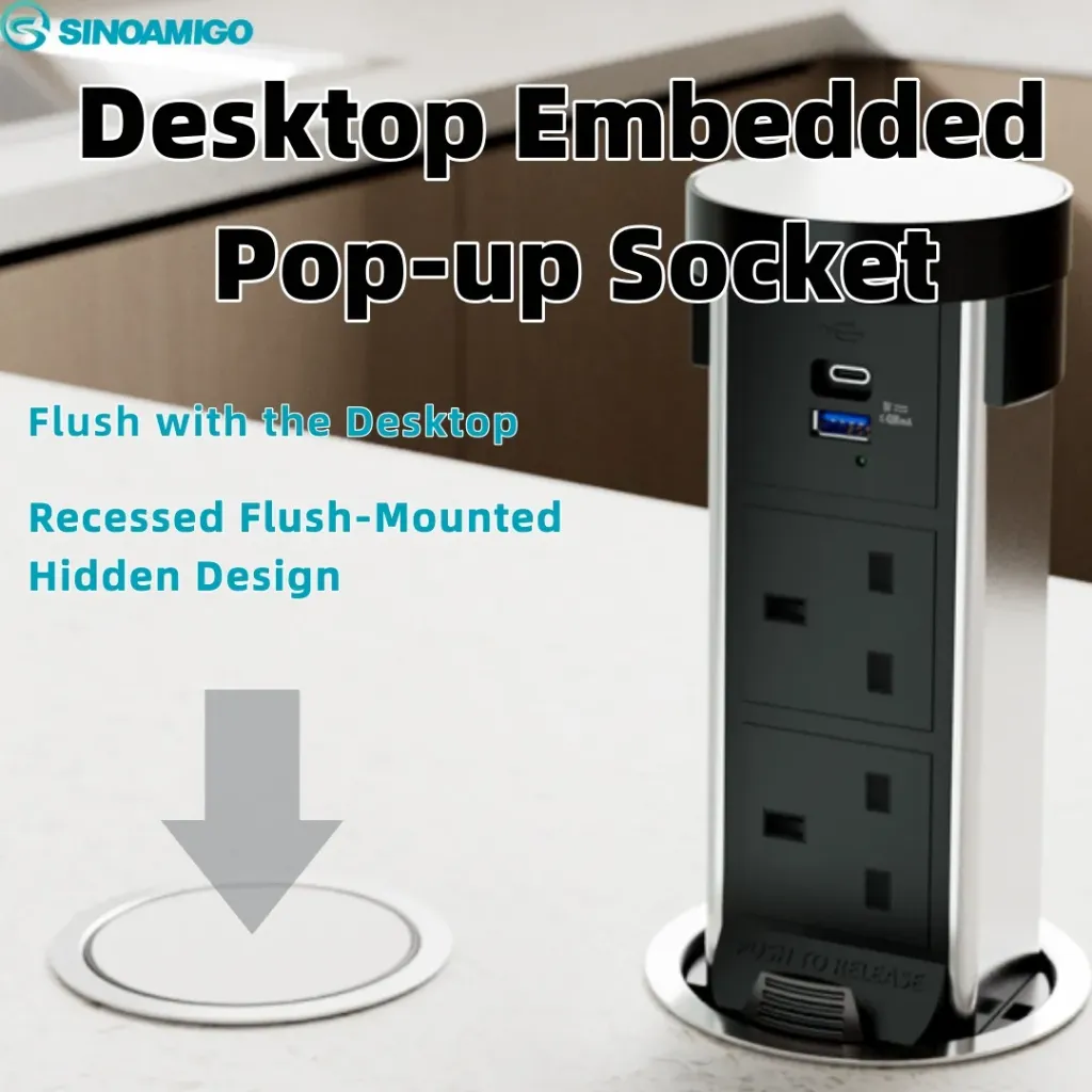 SINOAMIGO Kitchen Pop up Socket